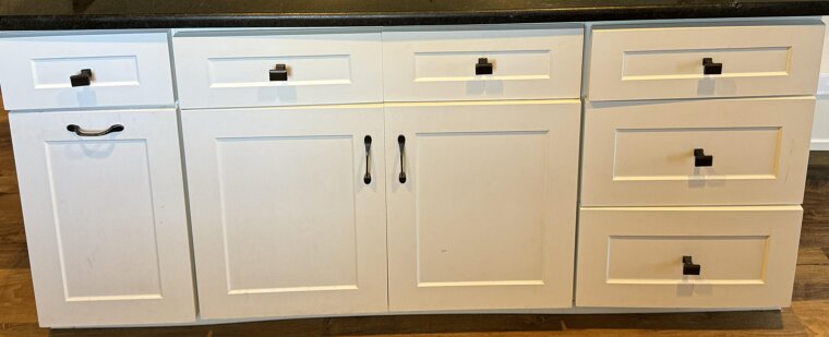 Cabinet Handle Installation