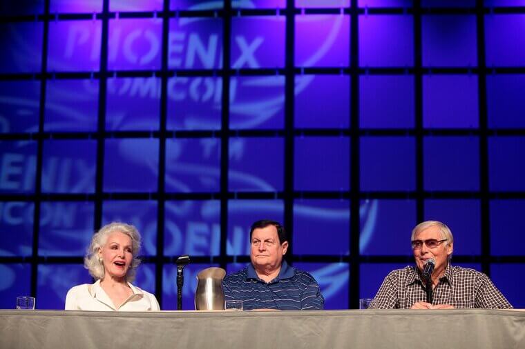 Julie Newmar & Adam West: Adam allegedly considered Julie the definitive Catwoman and close confidant