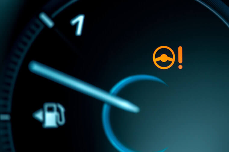 Steering Wheel Exclamation Means Power Steering Warning