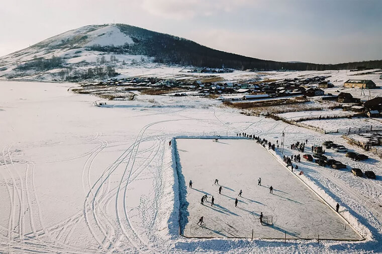 Casual Ice Hockey in Russia