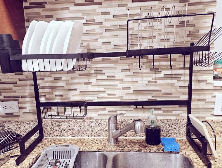 ​Over-The-Sink Dish Drying Rack