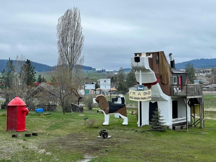 Cottonwood, ID - Where You Can Sleep Inside a Giant Beagle