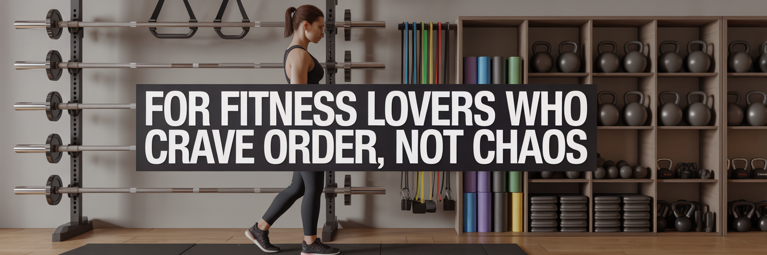 For Fitness Lovers Who Crave Order, Not Chaos