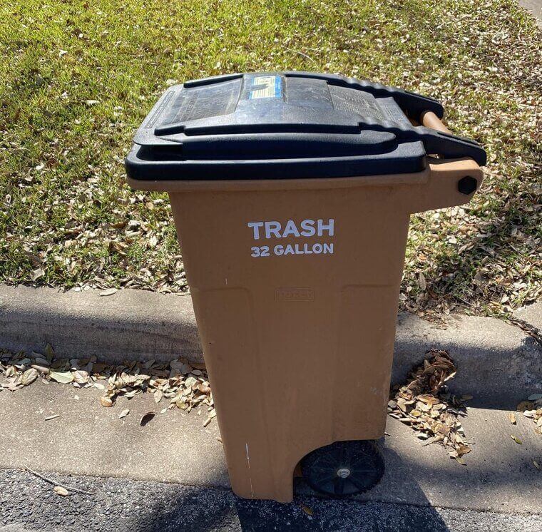 Non-Tip Garbage Cans