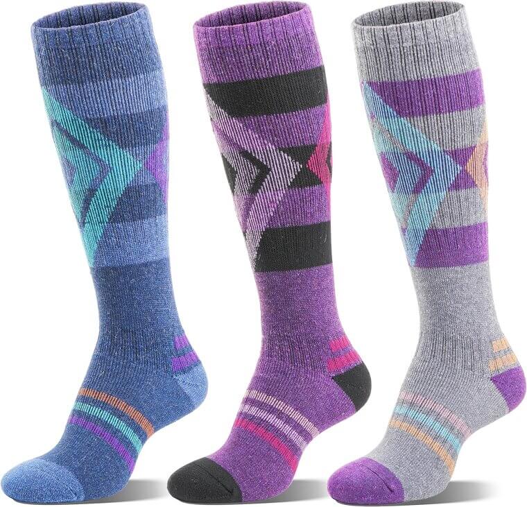 Welwoos Ski Socks - Warm Merino Wool for Winter Fun - 23% Off!
