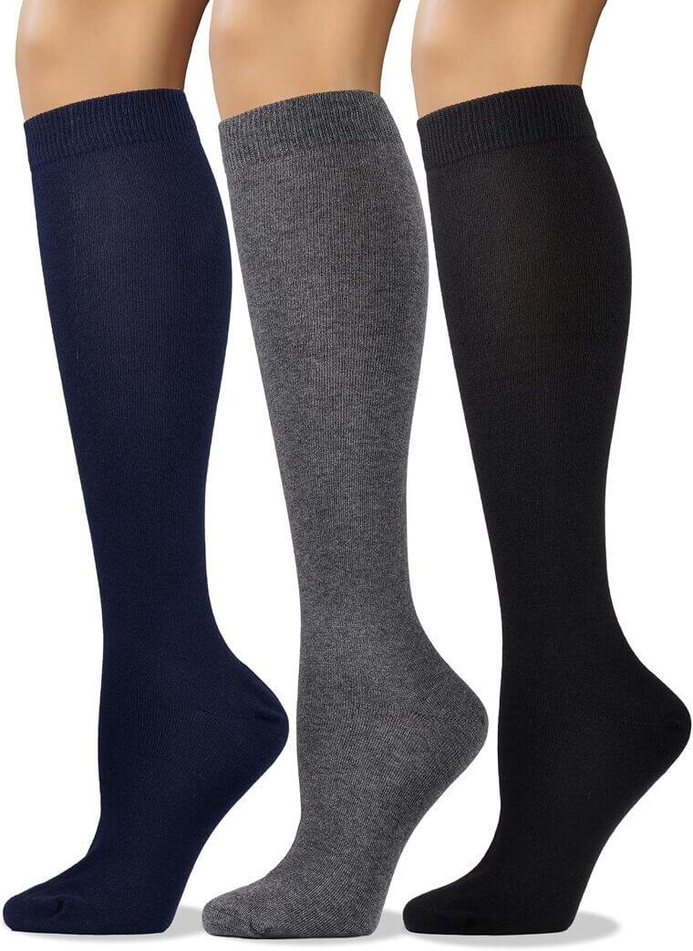Cotton Day Knee High Socks - Soft, Durable Comfort - Now 5% Off!