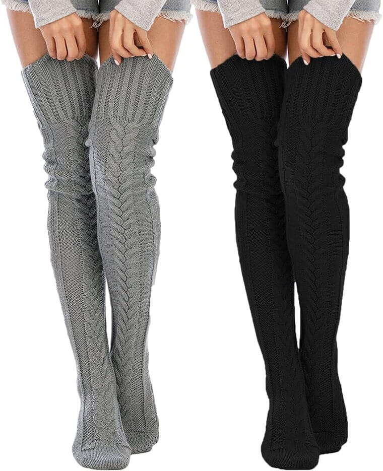 Stay Cozy with Leoparts Thigh High Socks - Perfect Winter Warmers! - Now 24% Off!