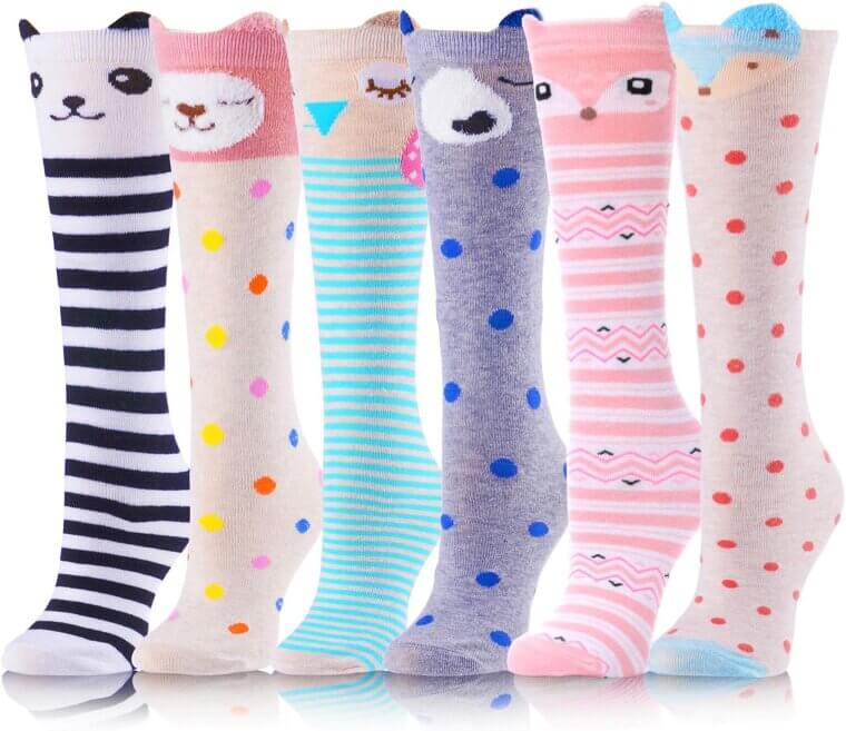 Kids Animal Knee High Socks - Fun & Cute for Ages 3-12 - Don’t Miss the 15% Discount!
