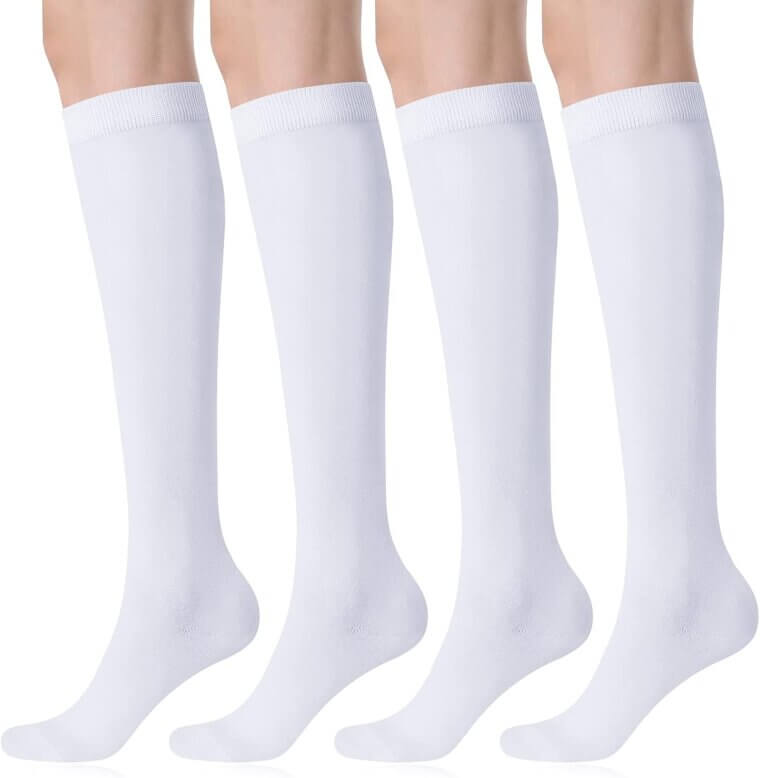 FITRELL Knee High Socks - Stylish Comfort for Sports Lovers - 40% Off!