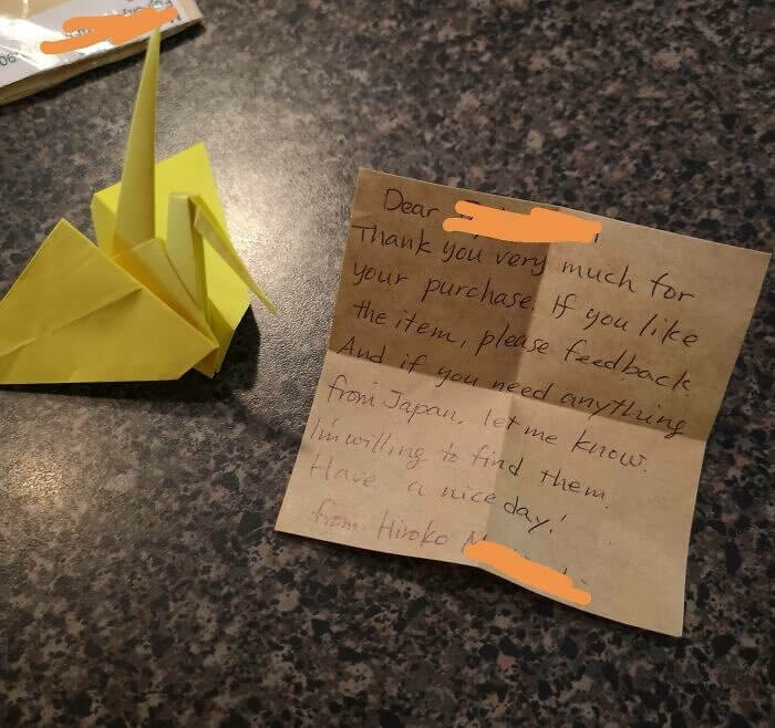 The Nicest Origami Note