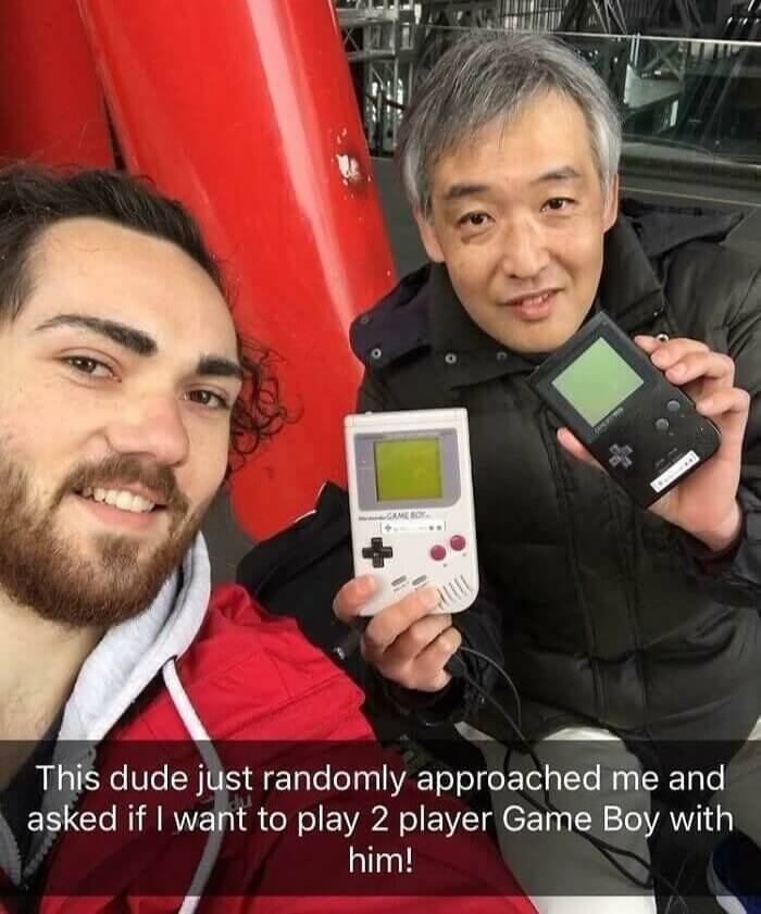 Friendly Stranger at the Train Station