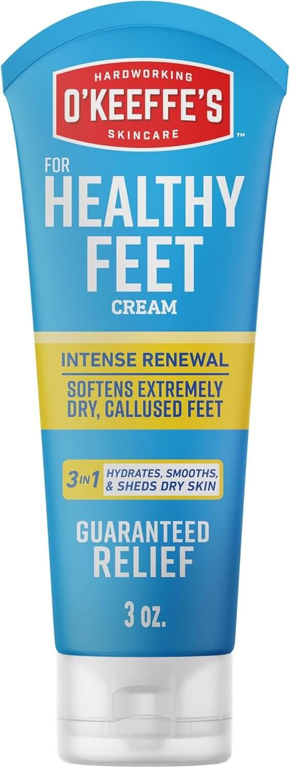 O'Keeffe's Healthy Feet Cream - Exfoliate & Hydrate for Soft Feet 