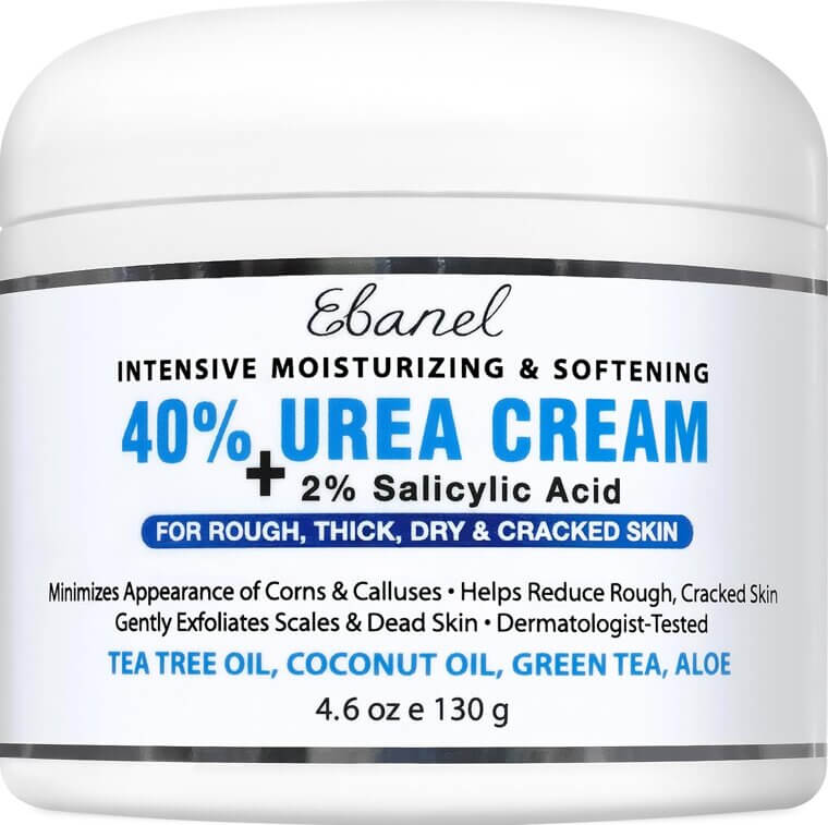 Ebanel Urea Cream for Dry, Cracked Skin Relief - Smooth Heels & Elbows! - Enjoy 10% Off!