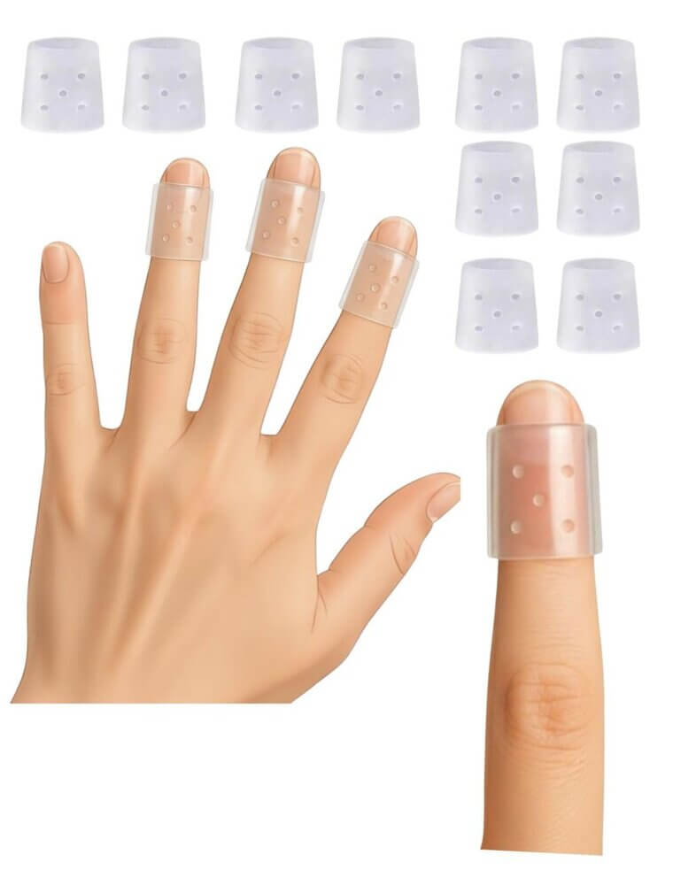 Skin Protection Finger Caps - Ultimate Comfort & Habit Breaker - Now 15% Off!