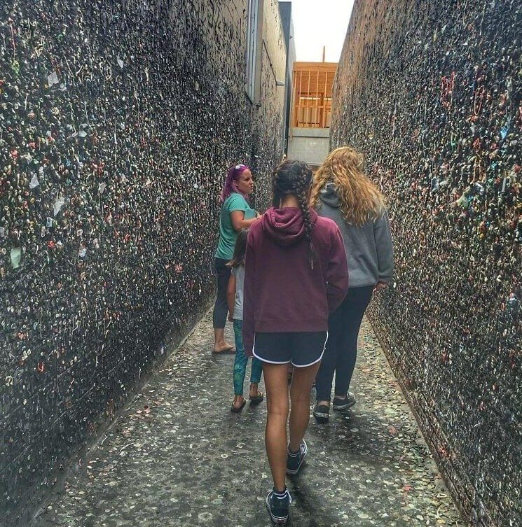 San Luis Obispo, CA - Bubblegum Alley Is 70 Feet Long