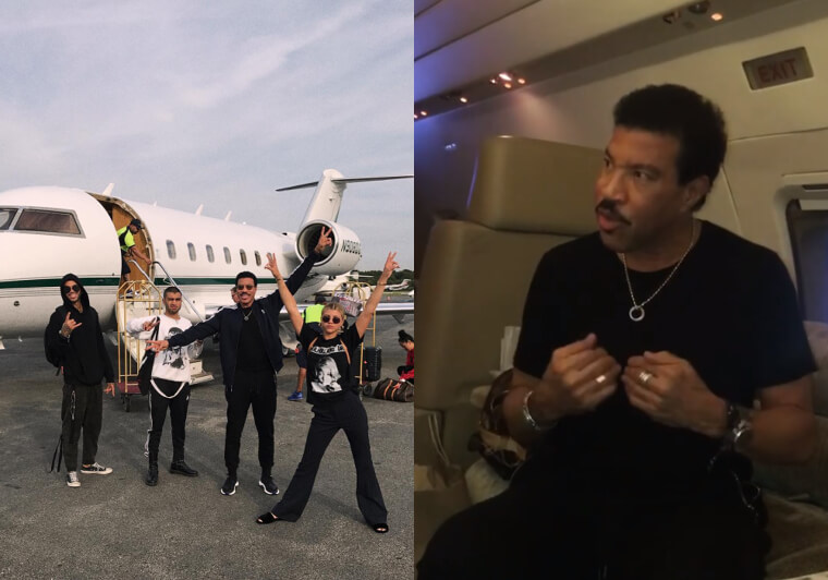 Lionel y Sofia Richie