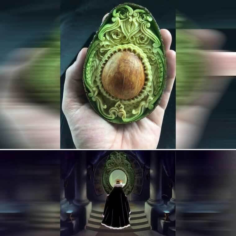 The Hand-carved Avocado