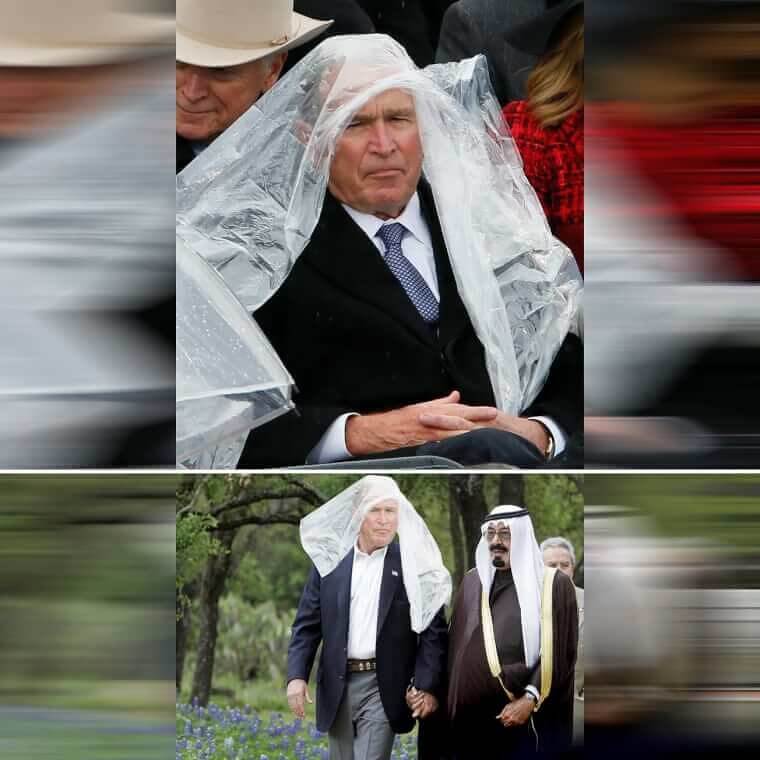 George W. Bush At The Trump Inauguration