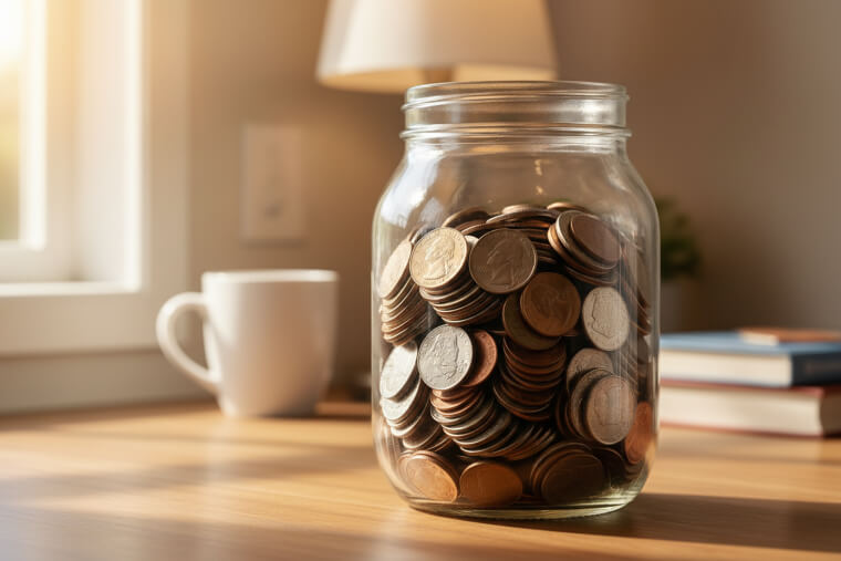 The Coin Jar Was Stealth Savings
