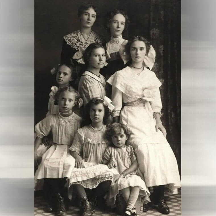 Impressionantes irmãs de Stanbridge