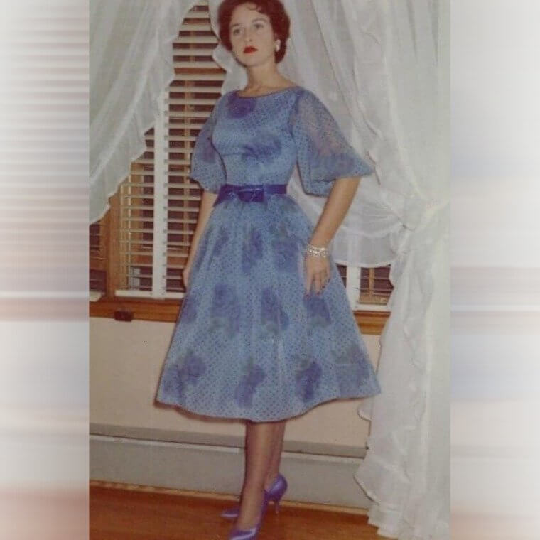 Um aniversário de dezesseis anos da década de 1950