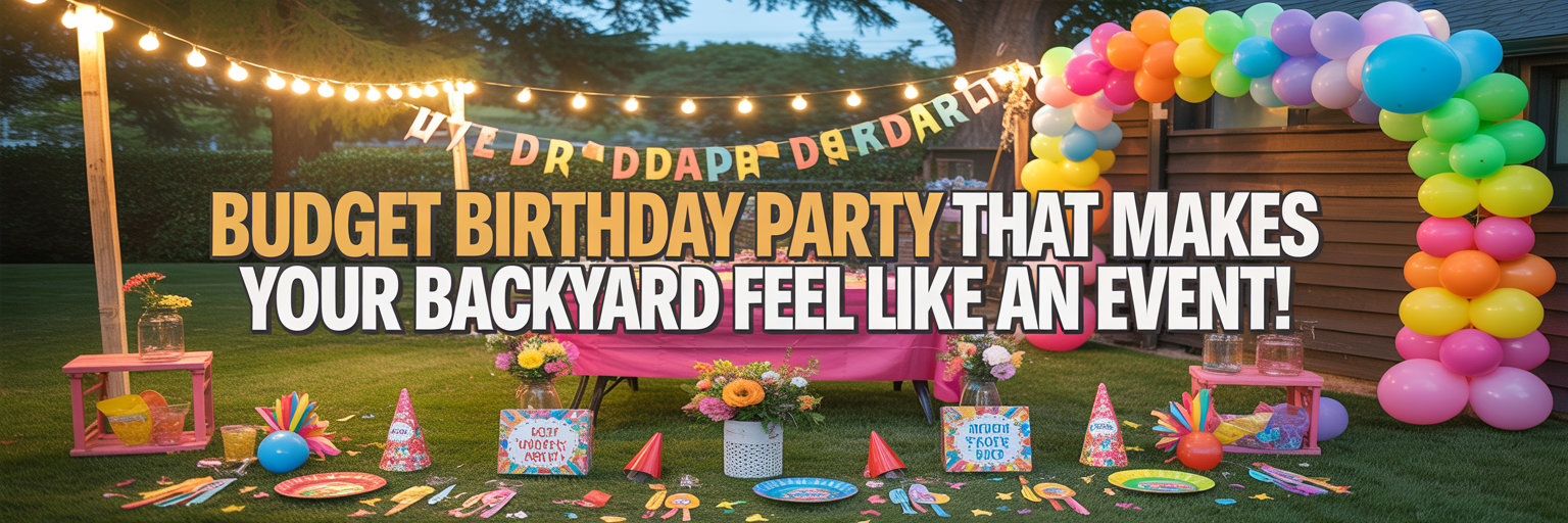 Budget Birthday Party Gear That Makes Your Backyard Feel Like An Event