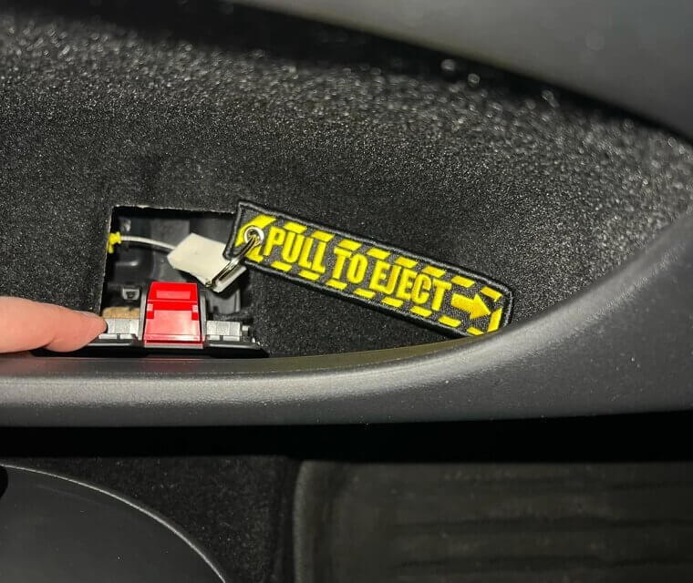 Hidden Door Release Buttons