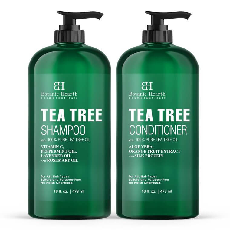 Botanic Hearth Tea Tree Set - Refresh & Soothe Your Scalp - Now 35% Off!