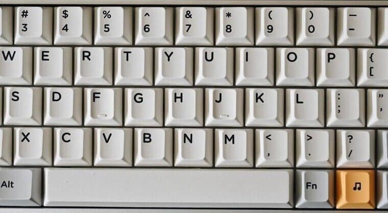 Keyboards Have Grooves on the Keys Your Fingers Should Rest on