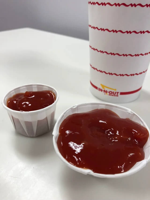 Condiment Paper Cups Fit Way More Sauce Then We All Thought