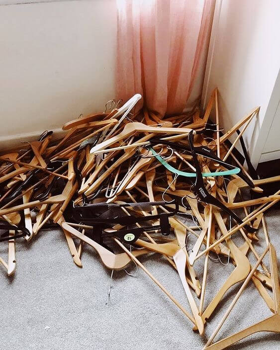 Wooden Closet Hangers Are Life-Savers