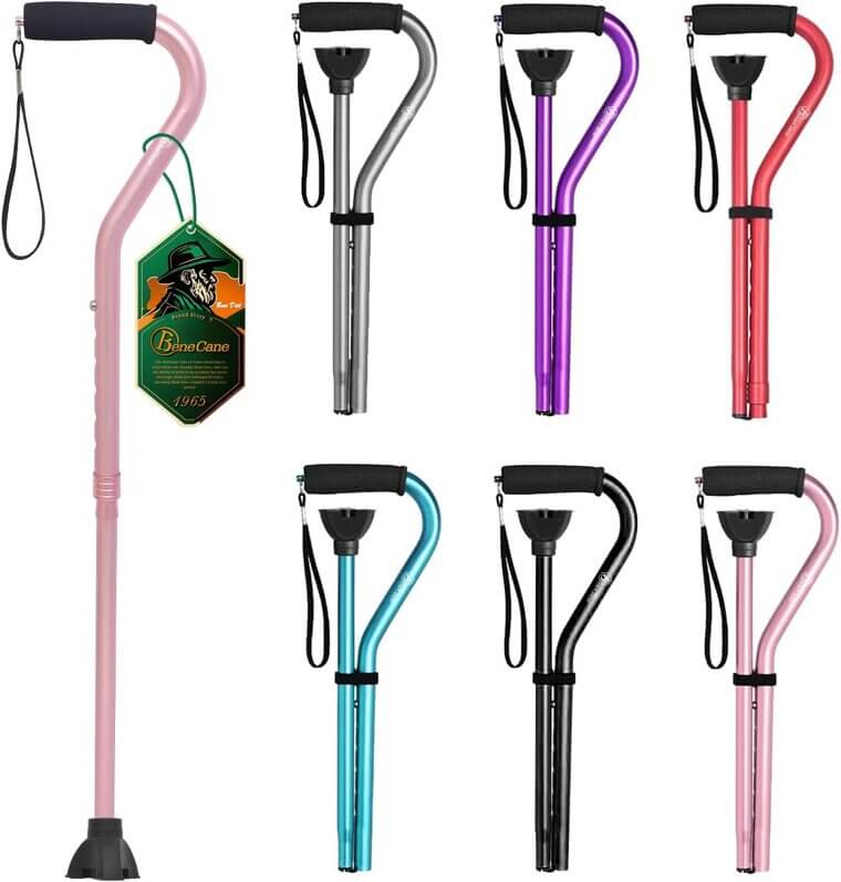 BeneCane Walking Cane - Lightweight, Adjustable, and Sturdy for Seniors - Enjoy 33% Off!