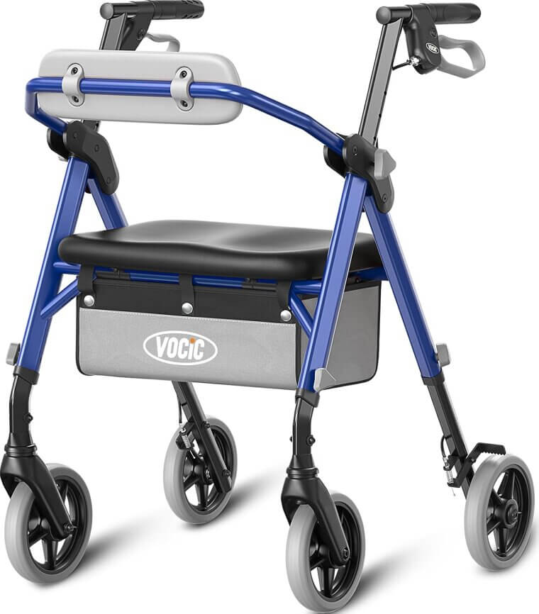 Z11 Rollator Walker - Sturdy, Foldable & Adjustable for All Terrains - Don’t Miss the 10% Discount!