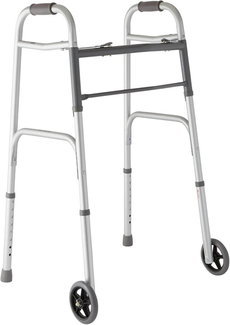 Medline Folding Walker - Lightweight & Durable Mobility Aid - Enjoy 19% Off!