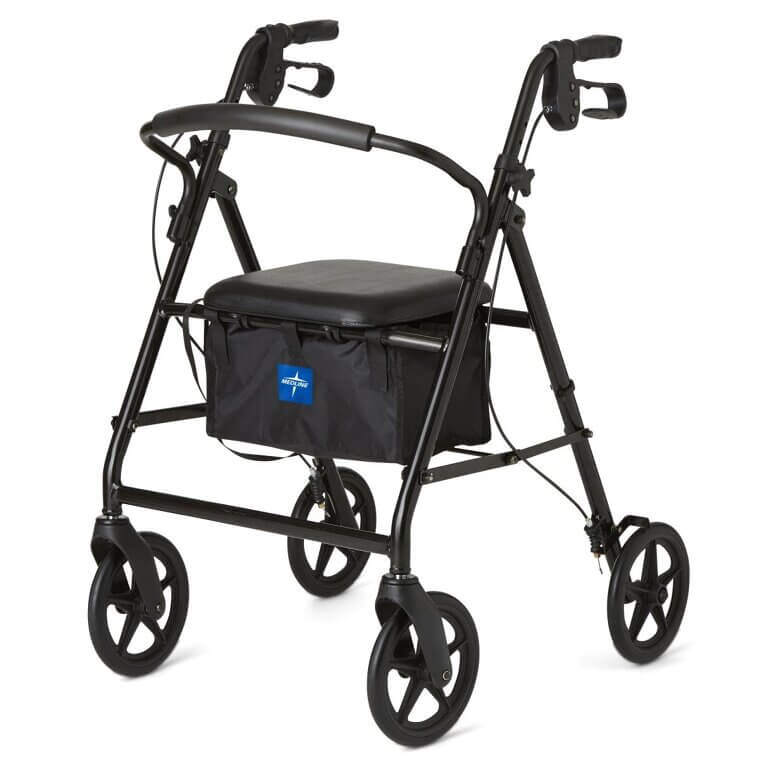 Medline Rollator Walker - Lightweight, Foldable, Comfortable Mobility Aid - Enjoy 32% Off!