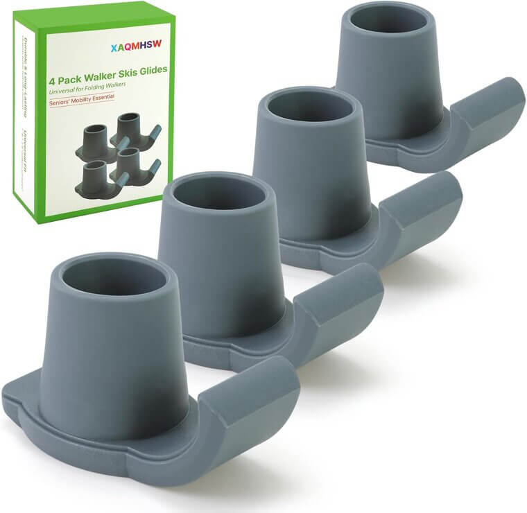 Walker Skis Glides - Smooth Mobility for Seniors - 34% Off!