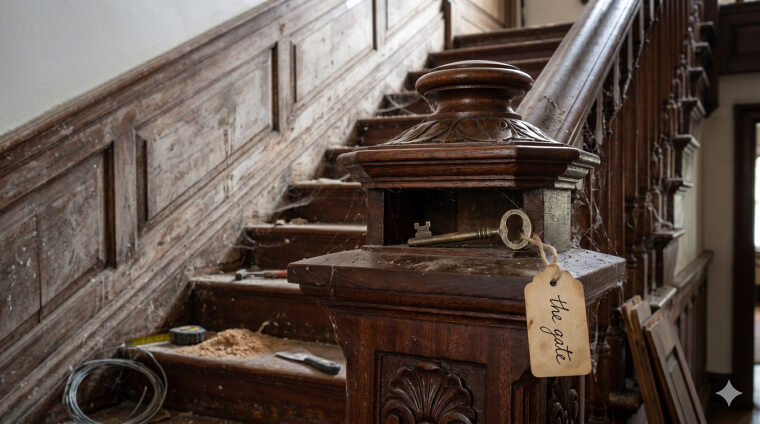 A Hollow Post That Held the Key to a Vanished Gate
