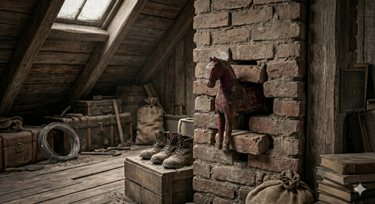 The Crimson Guardian Tucked Away for Spiritual Protection