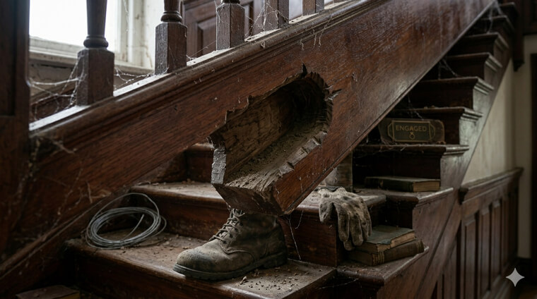 A Tactile Notch in the Railing That Counted Life’s Milestones