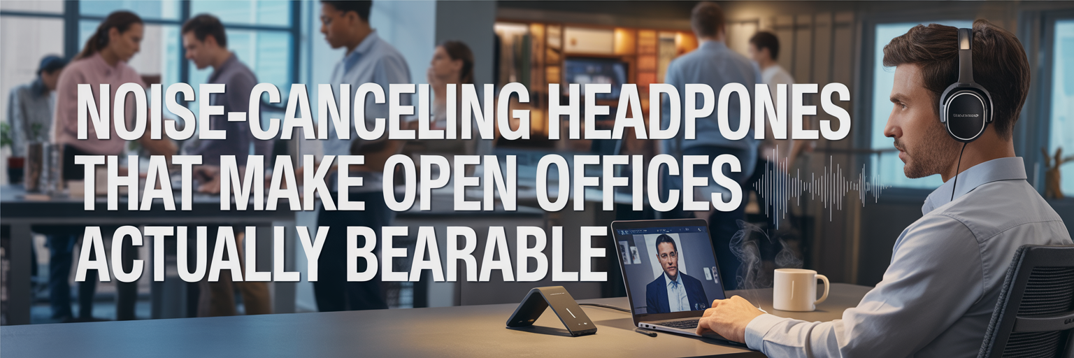 Noise-Canceling Headphones That Make Open Offices Actually Bearable