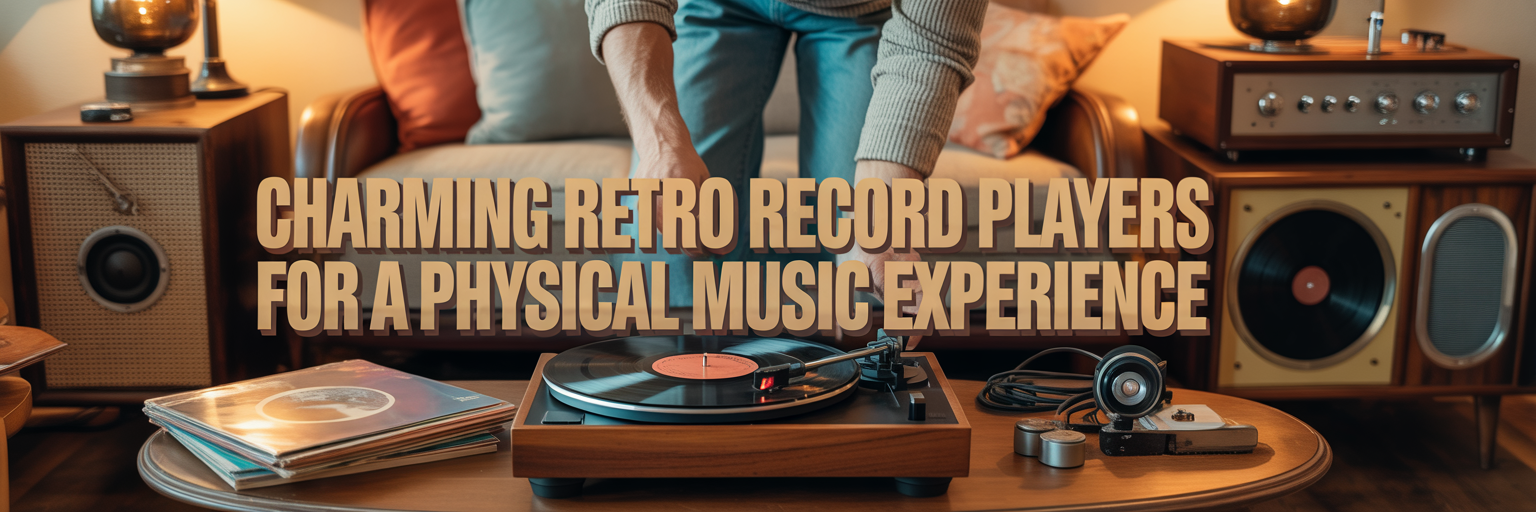 Retro Record Players for People Who Miss When Music Felt Physical