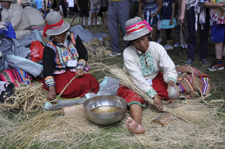 Locals Carry Mirrors to Ward off Evil Spirits