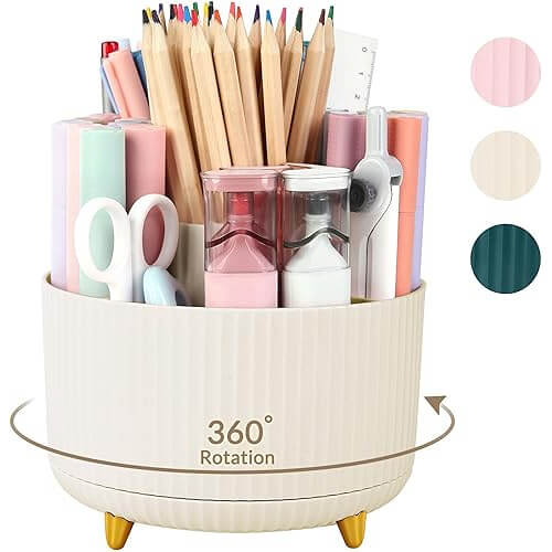 Rotating Desk Pen Organizer that Keeps Everything Within Reach. Now 50% Off!