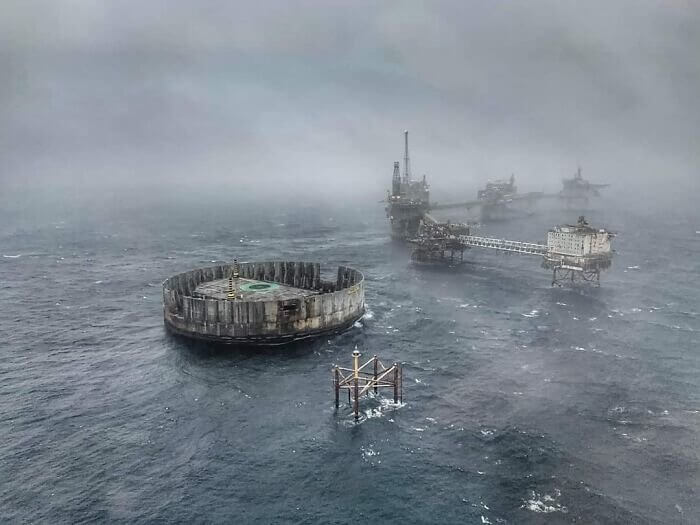 Dans la mer du Nord, quelque part