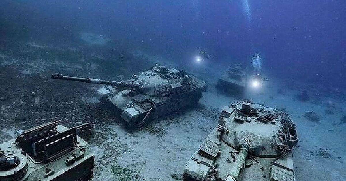 Photos of Submerged Man-Made Objects That Should Not Be Underwater