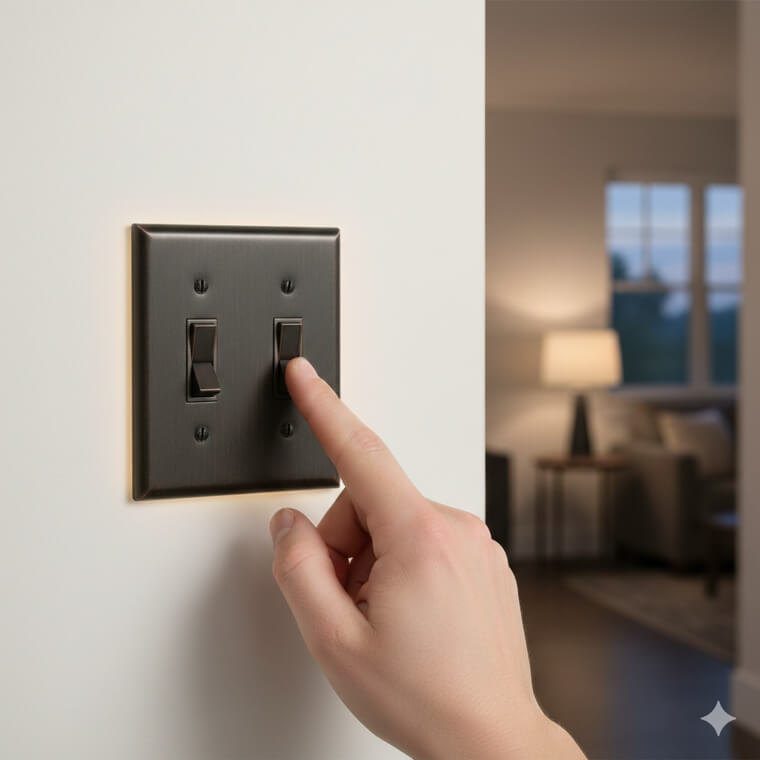 The "Contrast" Light Switch Plates