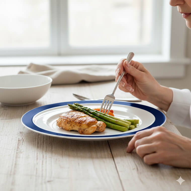 The "Contrast Rim" Plate Trick