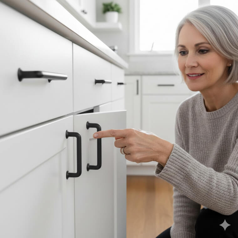 The "Off-Center" Cabinet Pull Hack