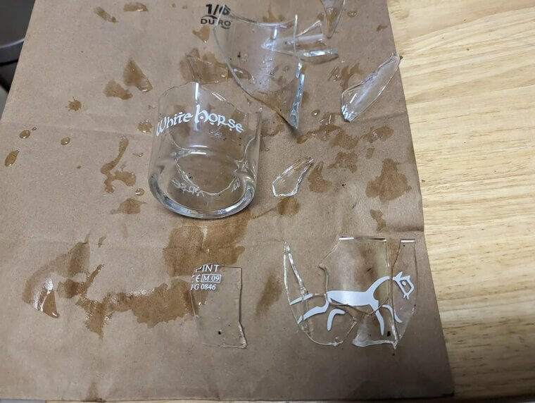 Bread to Pick Up Broken Glass