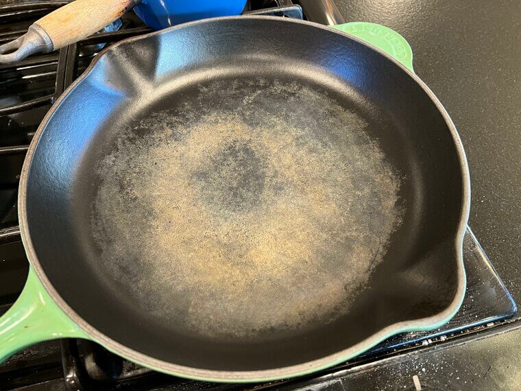 Salt to Clean Cast Iron